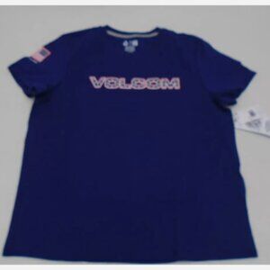 VOLCOM H3502200 USST WOMENS SHORT SLEEVE TEE BLUE X LARGE